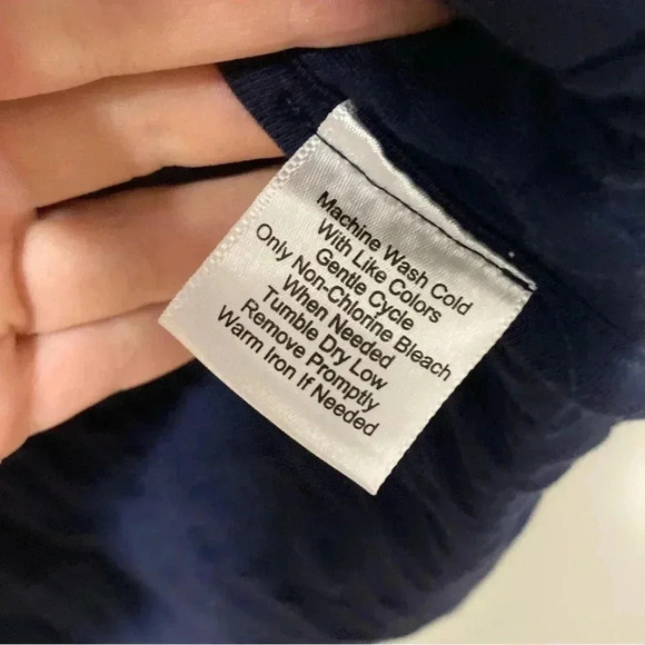 NWT Jos. A. Bank grey  cotton quilted navy vest - Picture 5 of 8